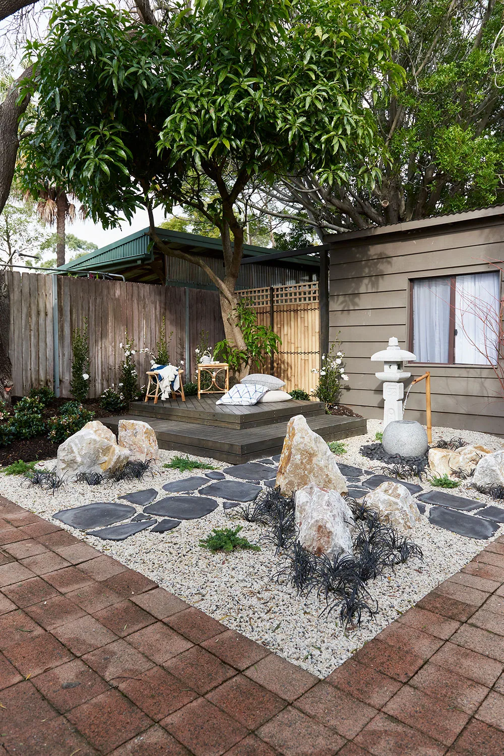 zen garden makeover