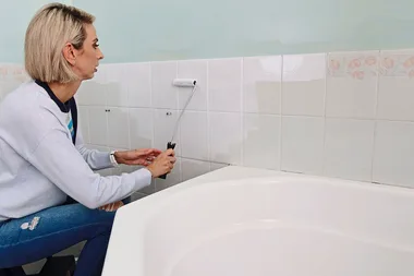How to paint tiles step 6
