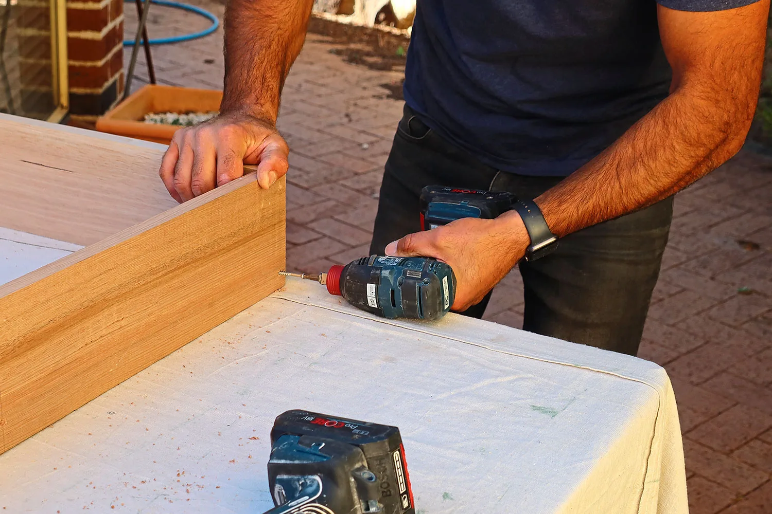 DIY window shelves step 5