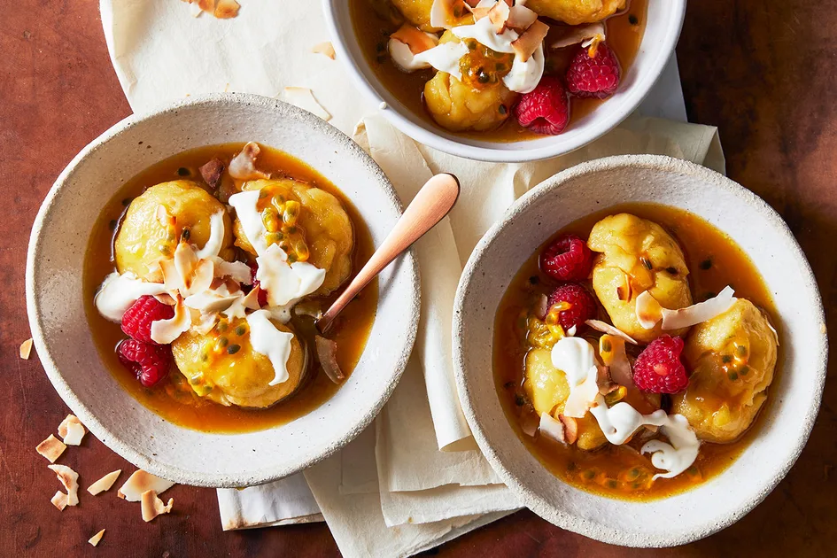 Lime passionfruit pudding drops recipe Recipe - Better Homes & Gardens Australia