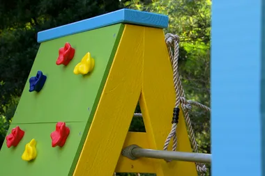 Adam builds a kids’ activity course