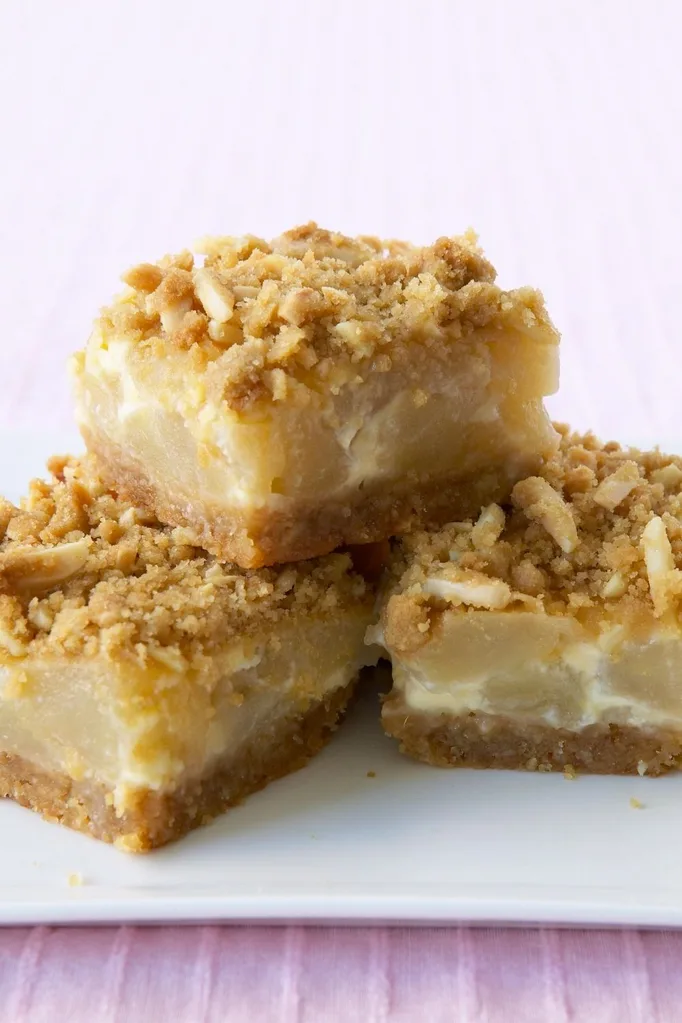 Apple custard slice