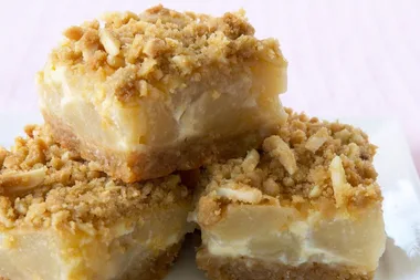 Apple custard slice