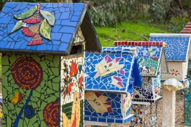 How to make a mosaic letterbox