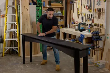How to build a hallway table