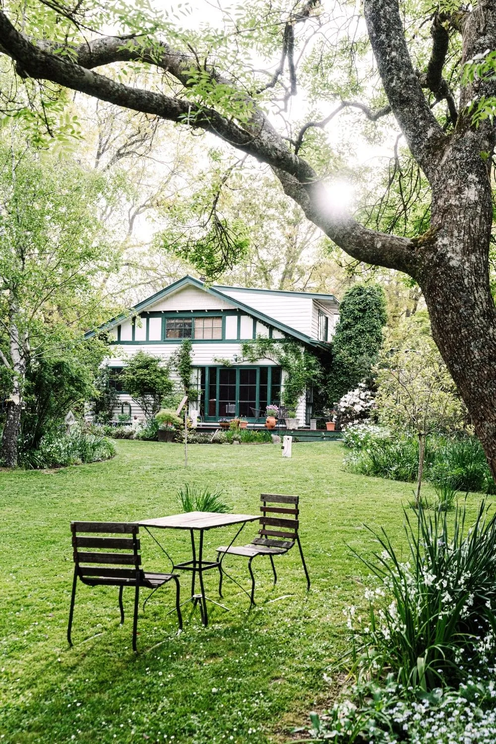 spring outdoor setting