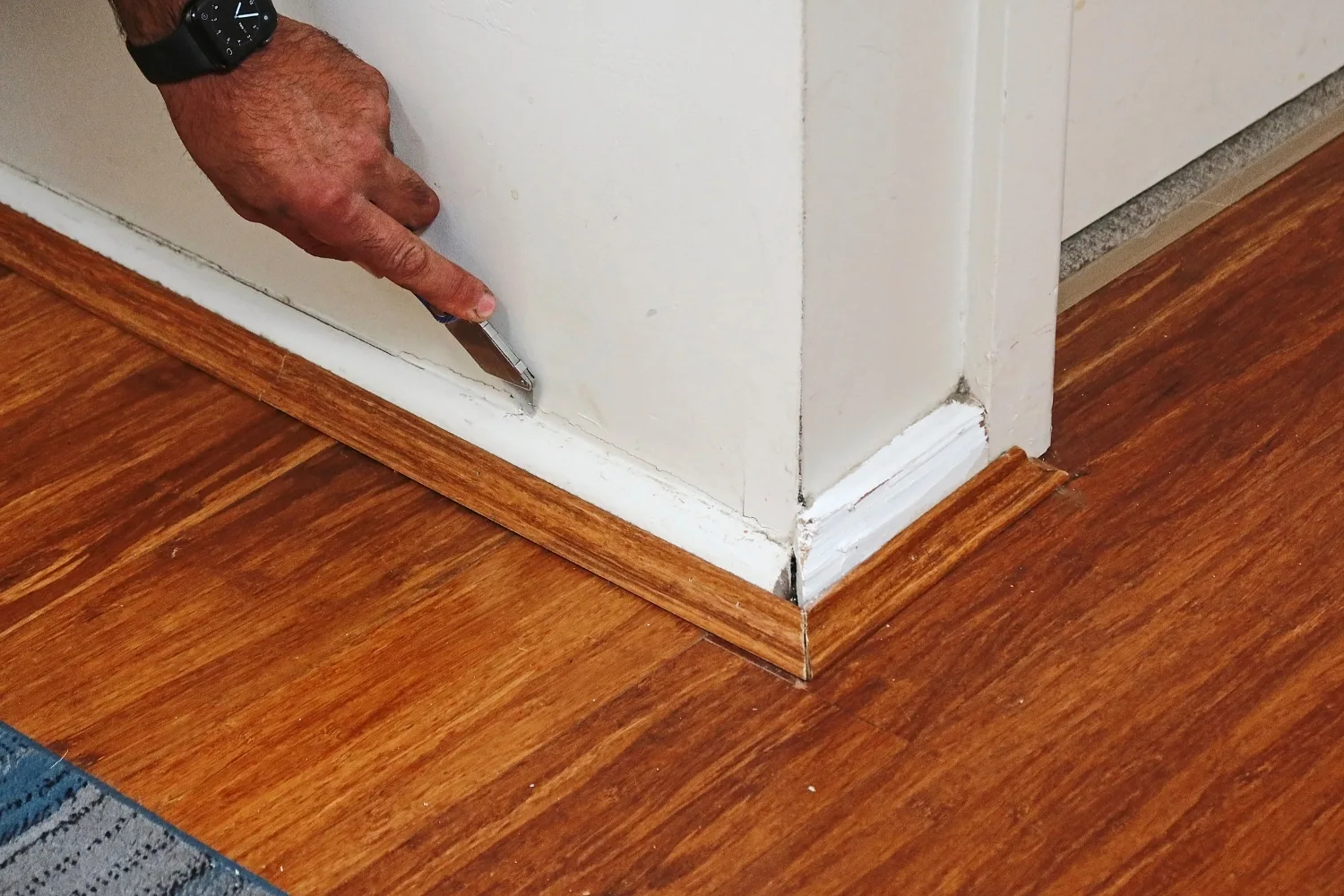 Skirting step one