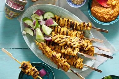 Easy step-by-step Malay satay skewers