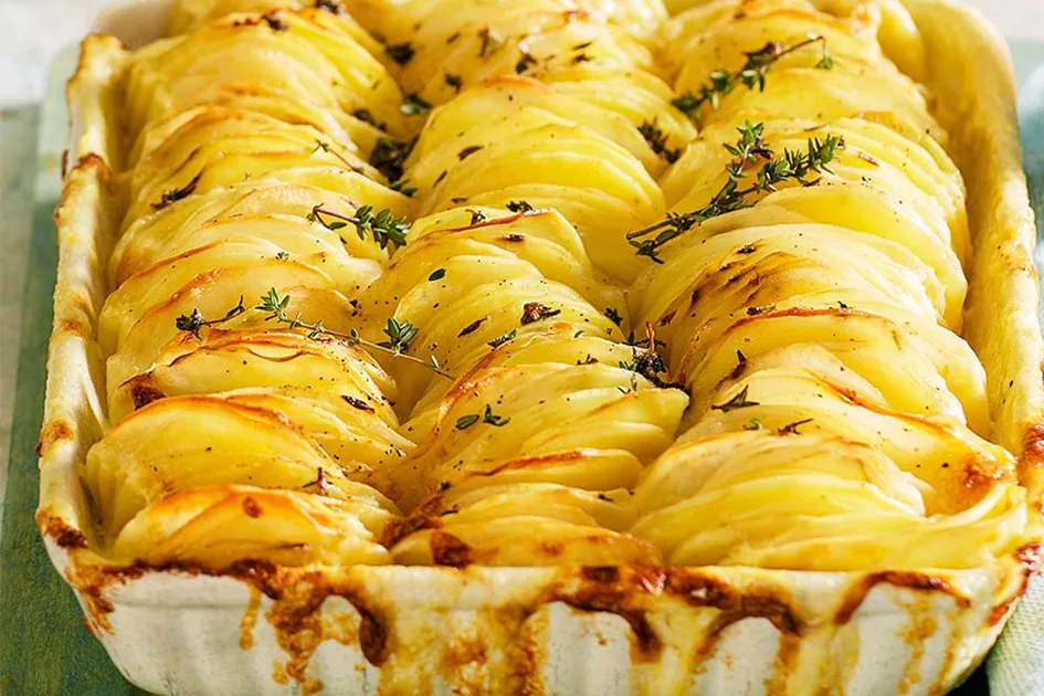 Easy Cheesy Potato Bake | Oven-Baked Side Dish Recipe - Better Homes & Gardens Australia