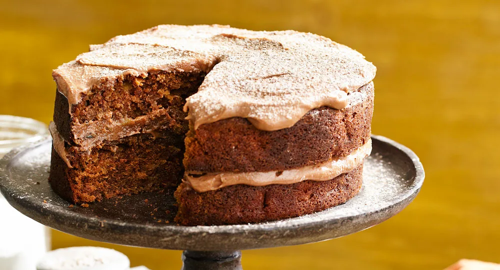 Spiced apple cake with chocolate cream-cheese icing - Better Homes & Gardens Australia