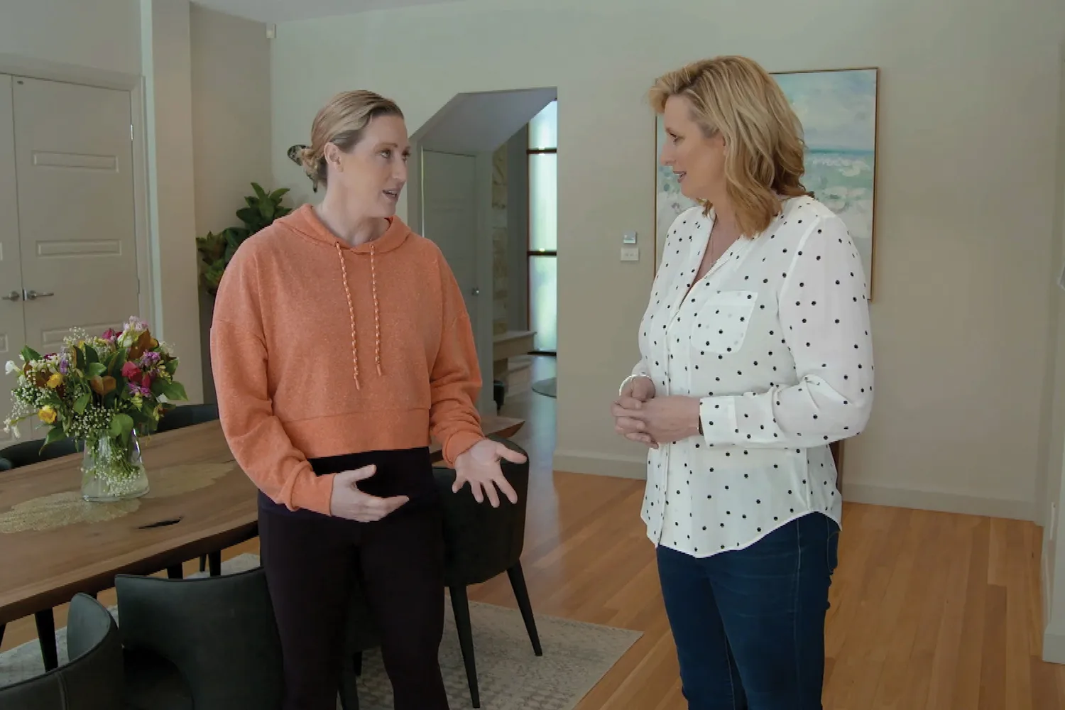 Johanna visits Jana Pittman at home