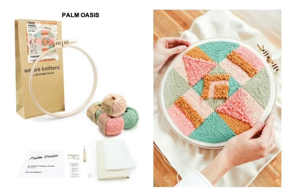 Palm Oasis Punch Needle