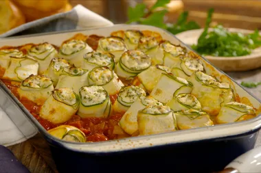 Zucchini ricotta marinara