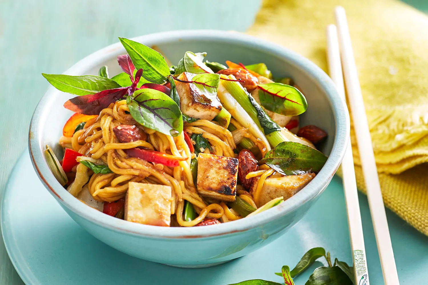 Tofu lemongrass stir fry.