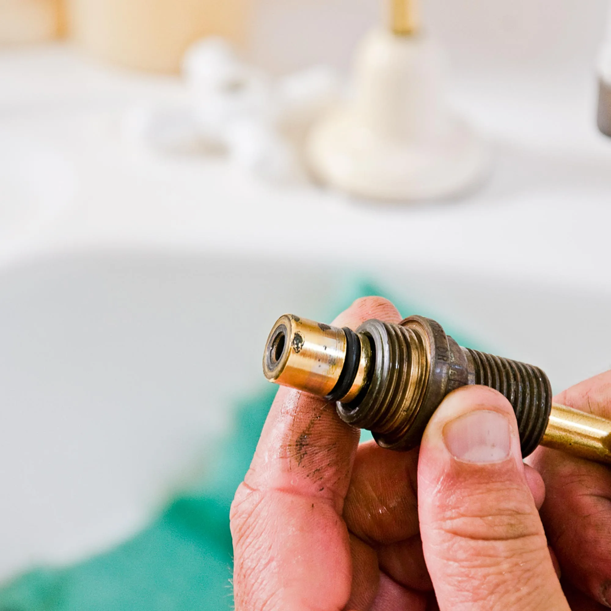 Roll a new O-ring onto the jumper valve.