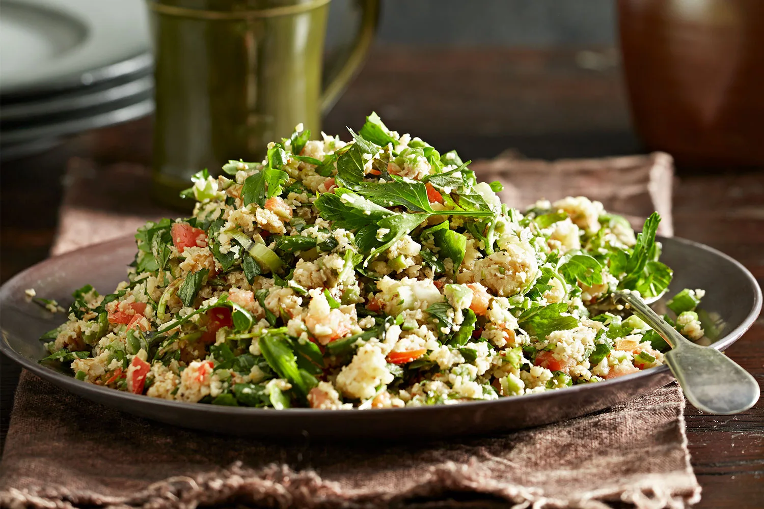 Cauliflower tabouli.