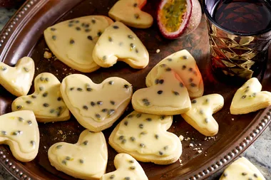 Passionfruit shortbreads