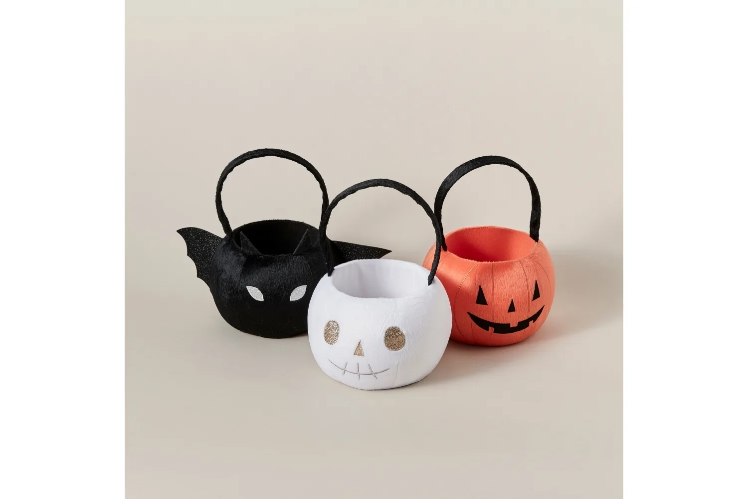 Halloween Plush Baskets - Assorted