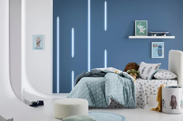 Star Wars Steel Blue Quilt Cover Set