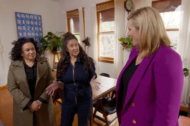 Johanna visits Vika and Linda Bull