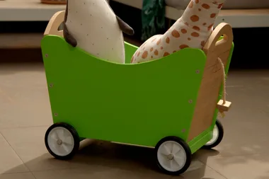 How to make a wooden baby walker