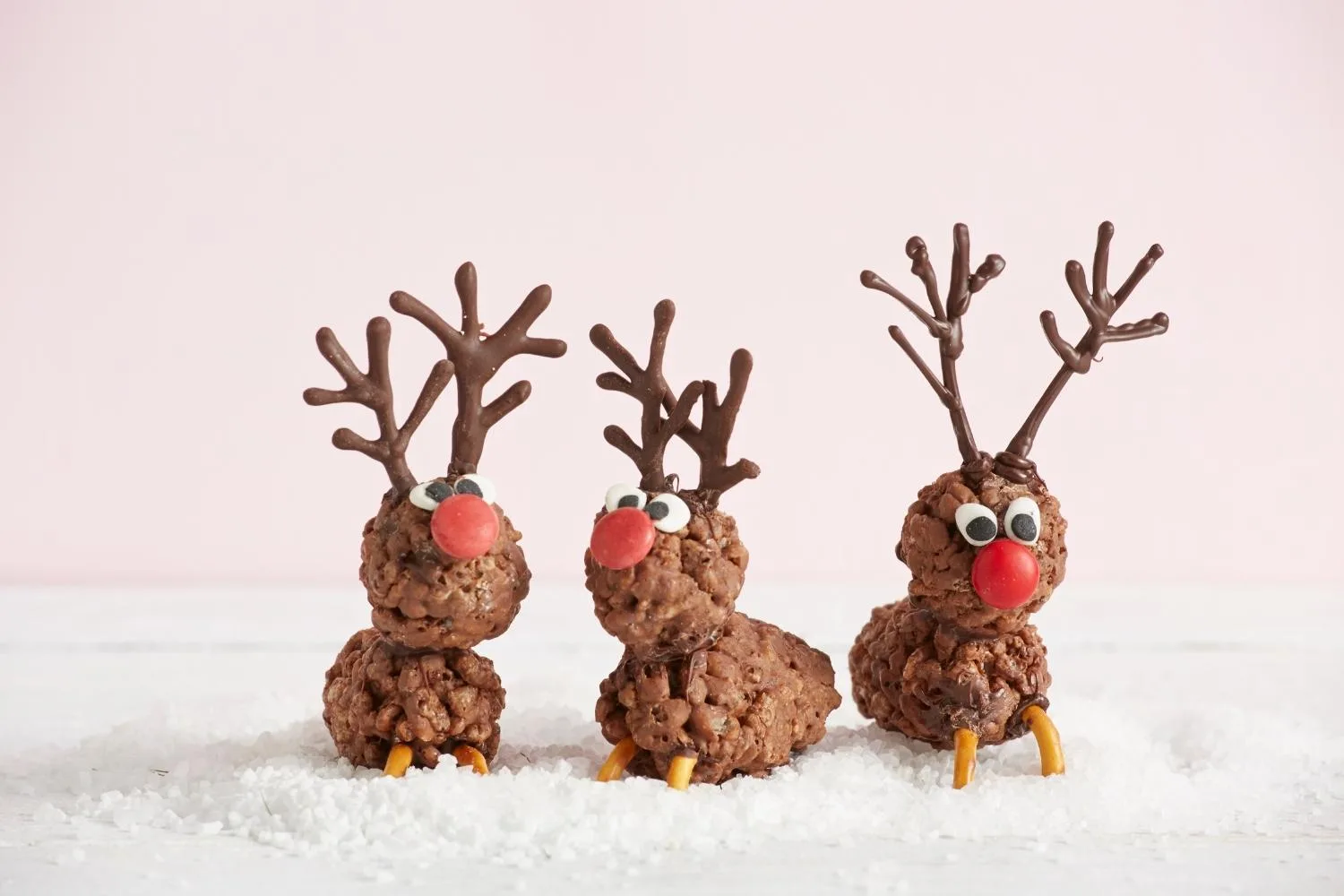 Chocolate crackle reindeers