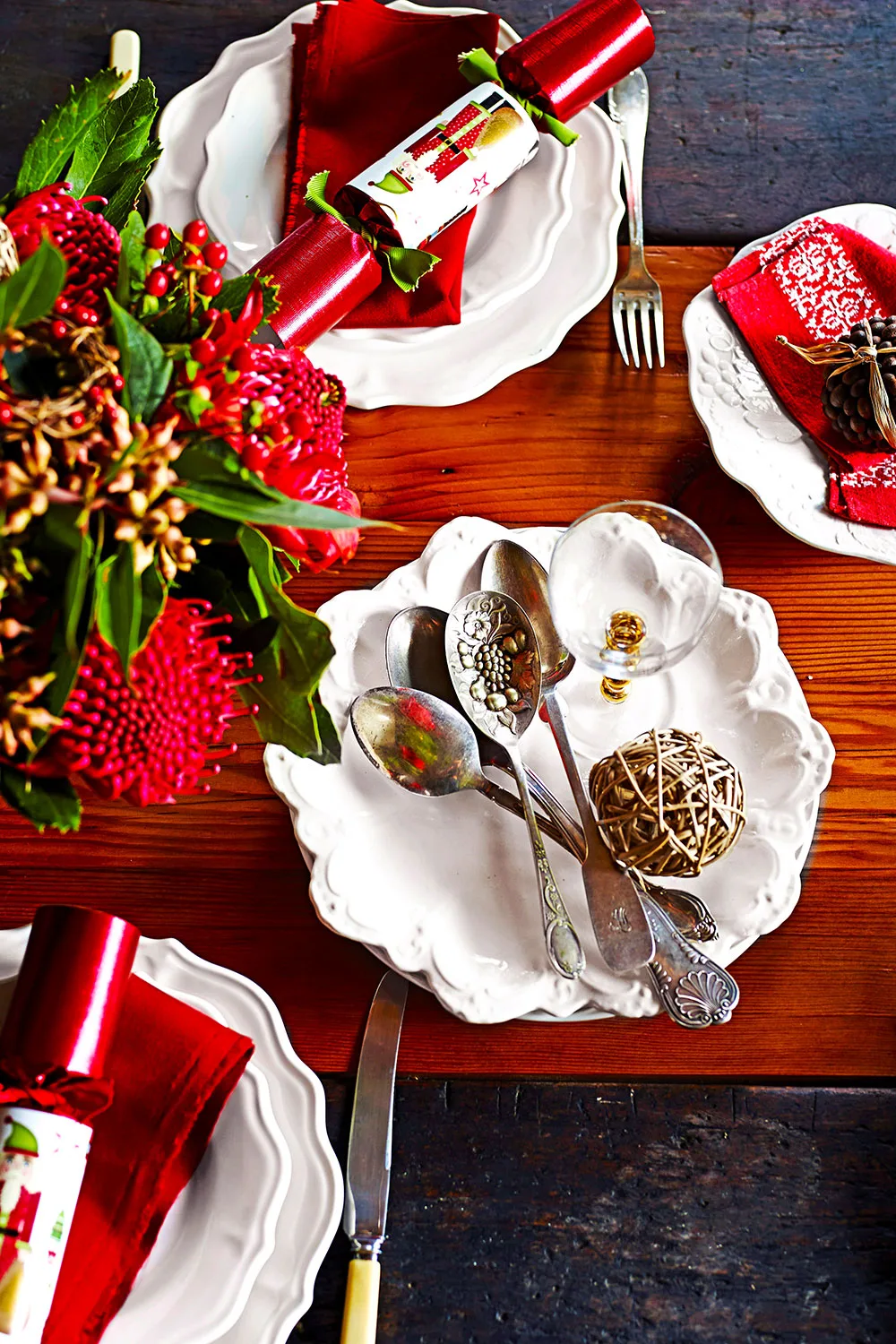 Christmas table setting