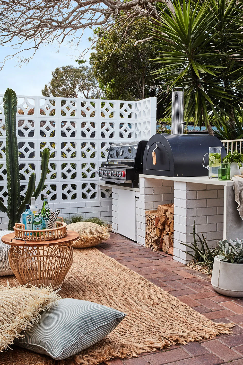 Palm Springs style backyard makeover