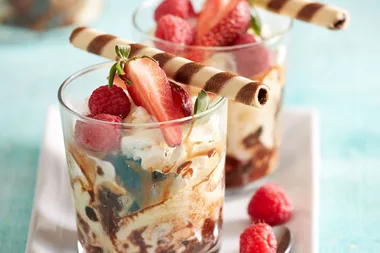 Chocolatey Christmas trifles