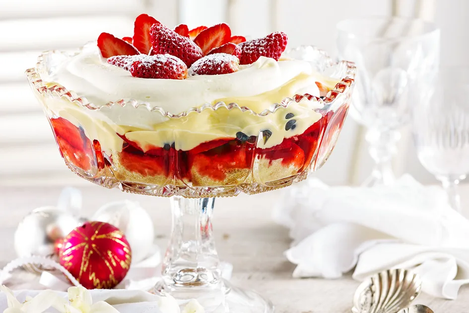 Easy strawberry and blueberry trifle recipe Recipe - Better Homes &amp; Gardens Australia
