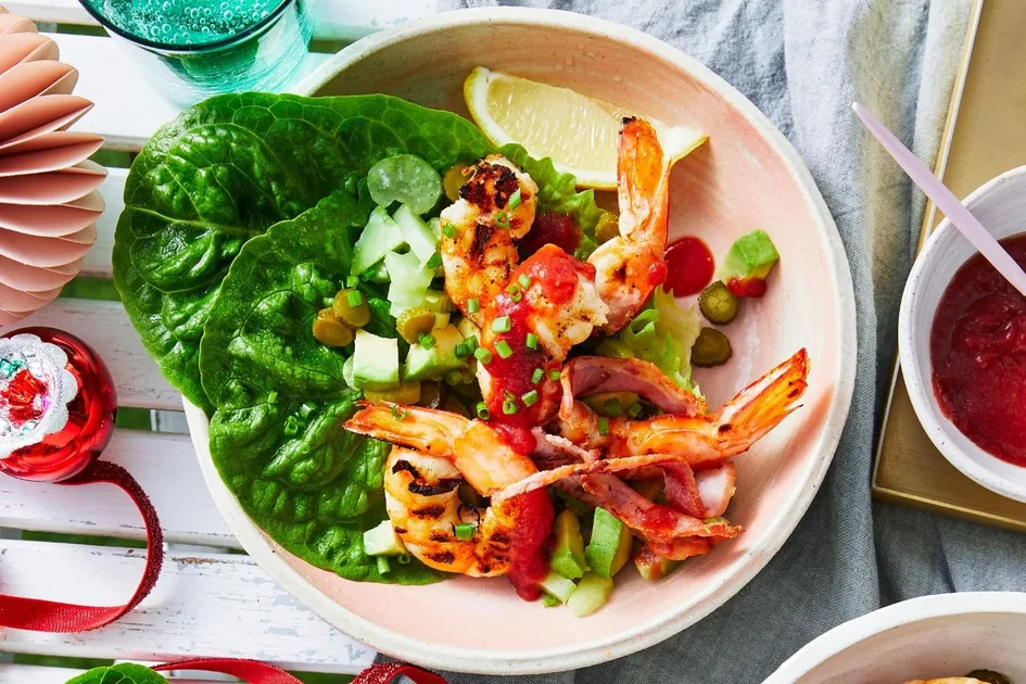 Bloody Mary king prawn cocktails recipe Recipe - Better Homes & Gardens Australia