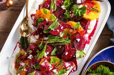 Beetroot and orange salad