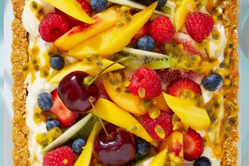 Summer Fruit Cheesecake with Lemon Ginger Crust - Better Homes & Gardens Australia