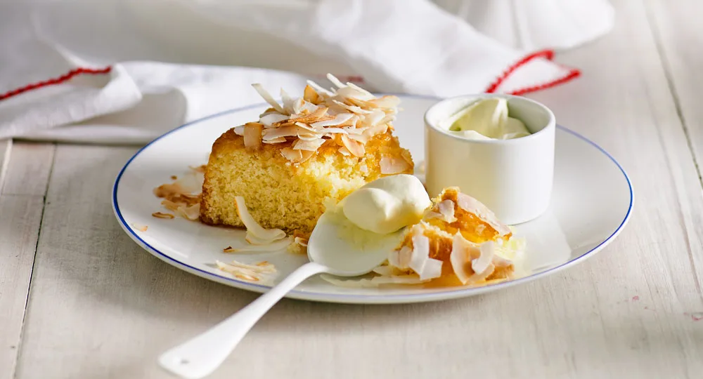 Lime and coconut syrup cake - Better Homes & Gardens Australia