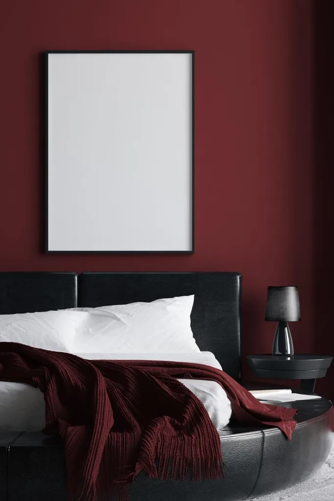red bedroom