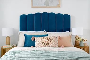 How to make a velvet headboard