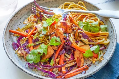 Chicken lo mein.