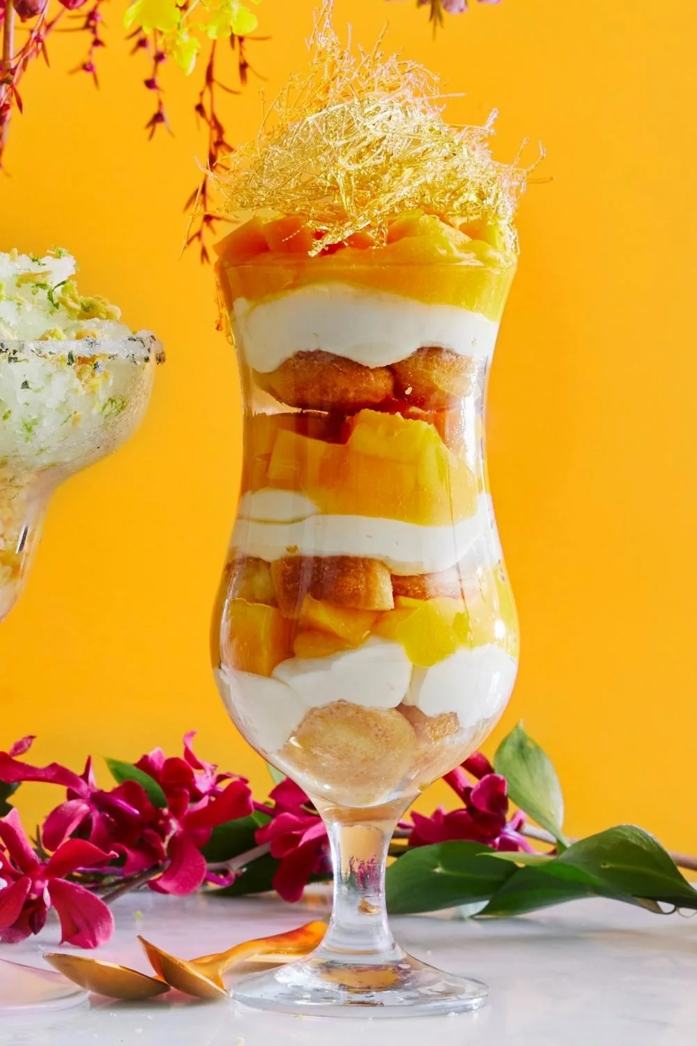 Mango daiquiri dessert