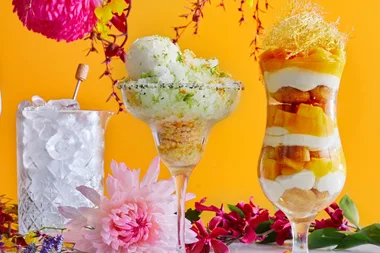 Mango daiquiri dessert
