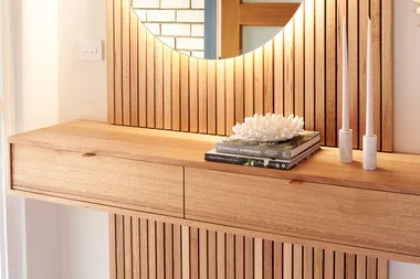 How to make a floating sideboard