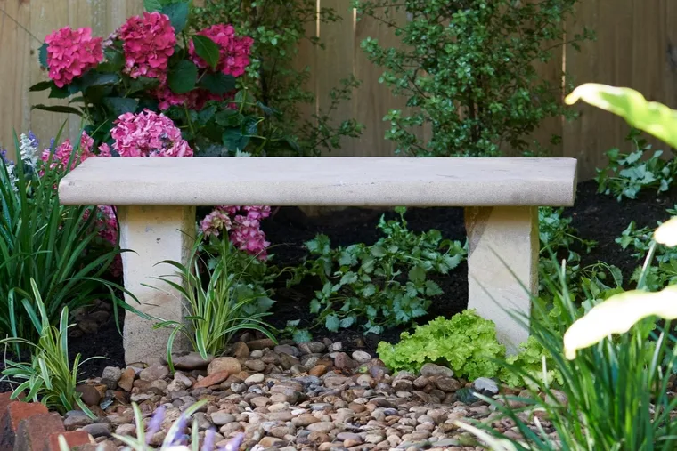 How to build a simple stone garden bench in 7 steps