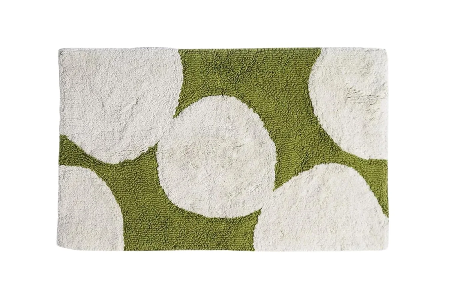 pebble-green-white-bathmat