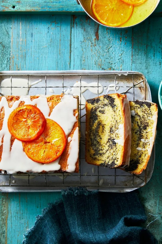 Orange and poppyseed loaf