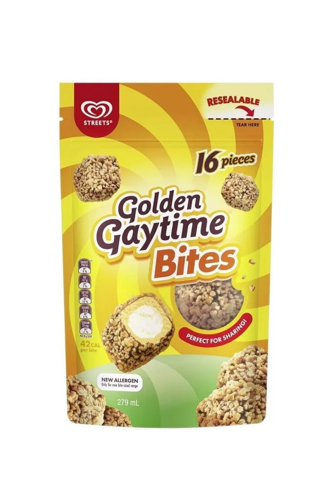 Golden Gaytime ice cream bites