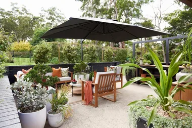Charlie and Adam create the ultimate outdoor room