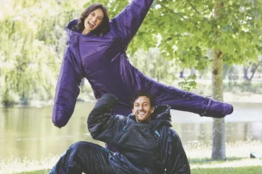 You need this onesie sleeping bag from Aldi