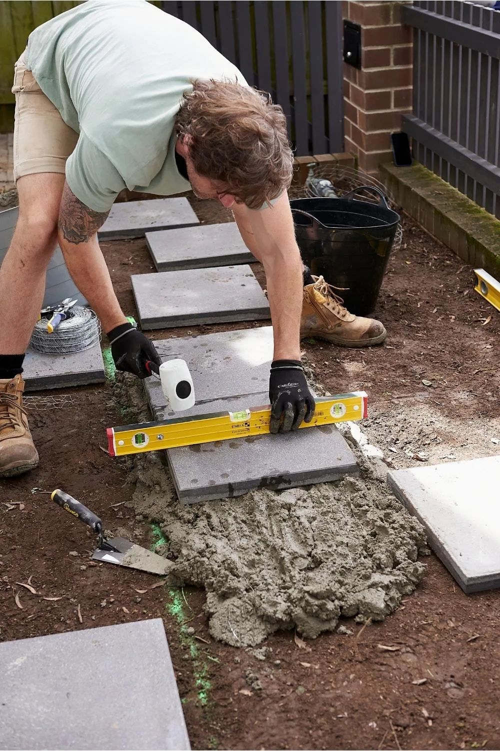 How to lay pavers | Better Homes & Gardens Australia
