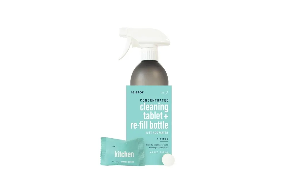 Restor Concentrated Cleaning Tablet & Refill Bottle Kitchen Each $6.
