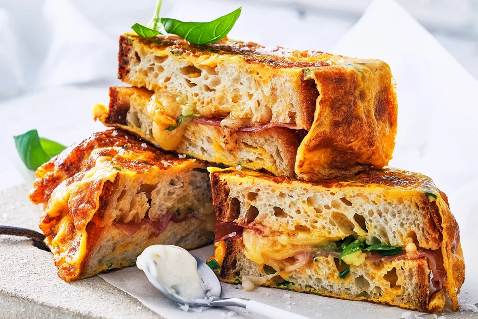 Omelette toastie recipe Recipe | Better Homes & Gardens Australia