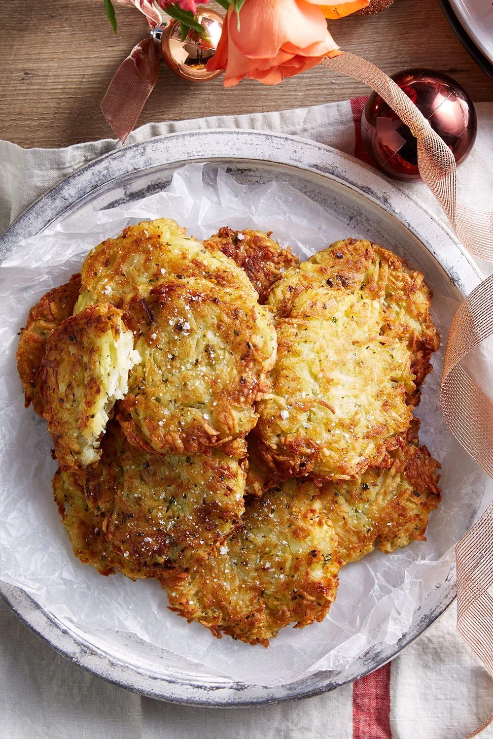 Potato and chive rosti